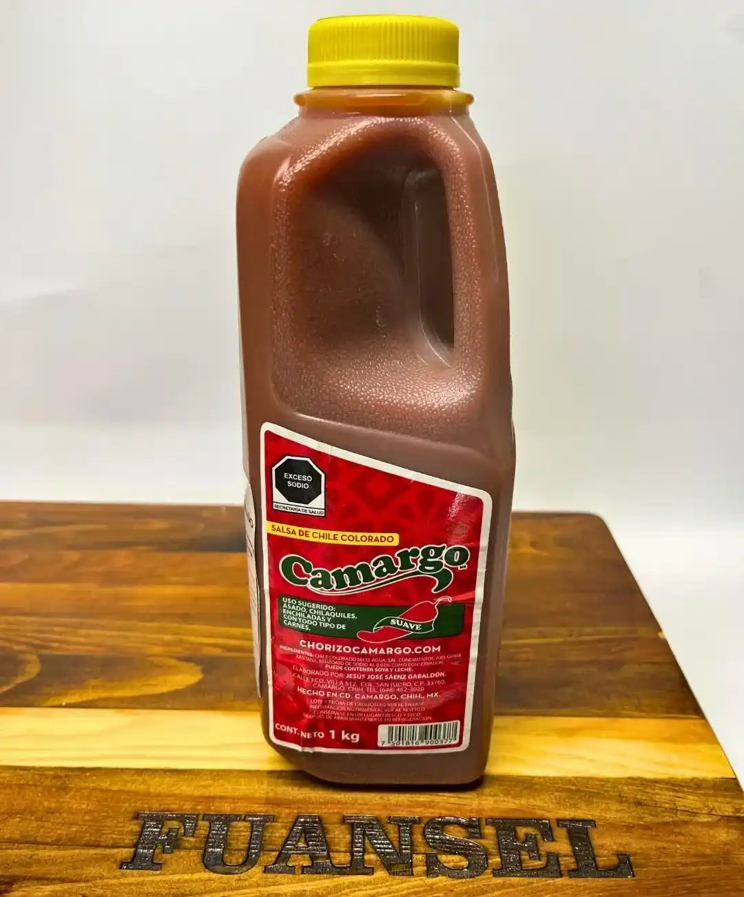 Salsa de Chile Colorado Camargo de 1 Lt: El Toque Picante que Eleva Tu Cocina