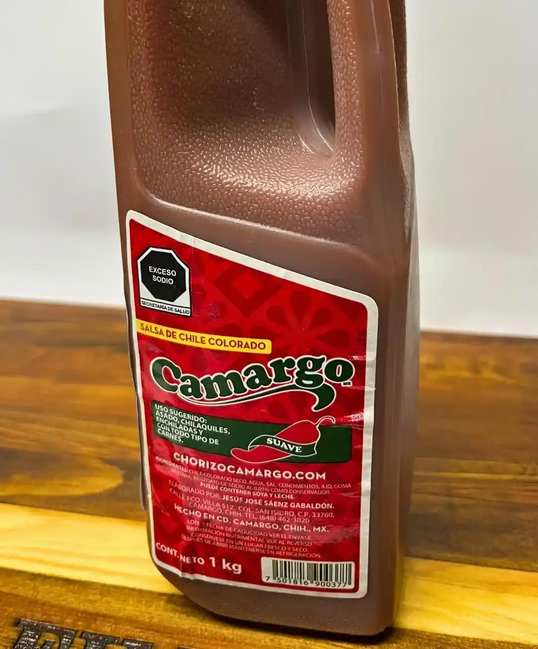 Salsa de Chile Colorado Camargo de 1 Lt: El Toque Picante que Eleva Tu Cocina