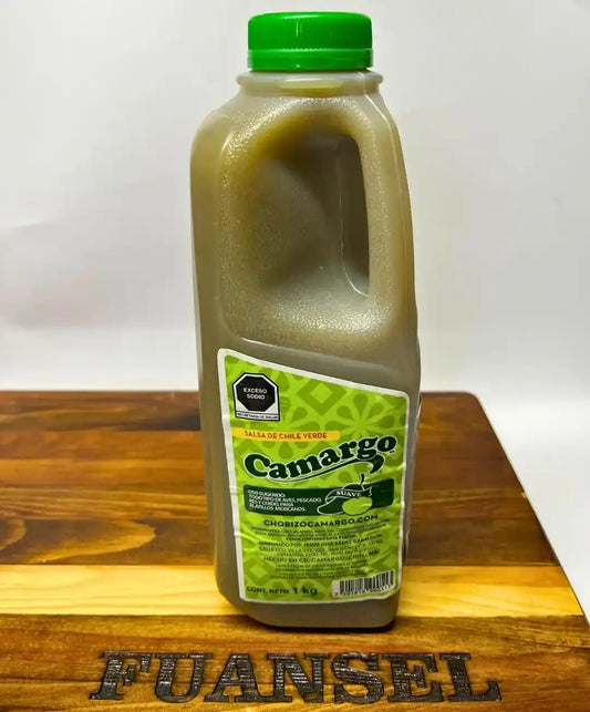 Salsa de Chile Verde Camargo de 1 Lt