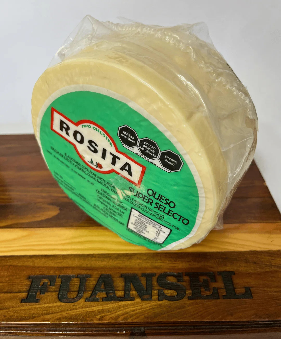 Queso Super Selecto 1.200kg Chihuahua Tipo Chester Rosita: Categoría Premium - 1.200kg